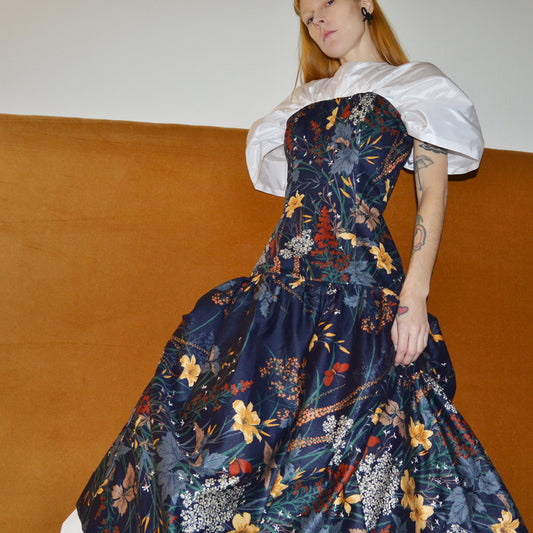 farm girl prom dress S