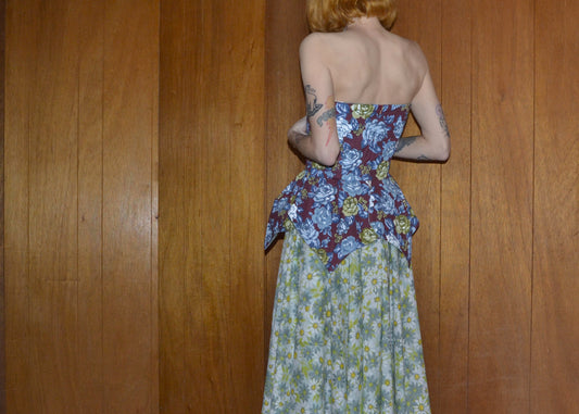 cotton voile tulip gown L