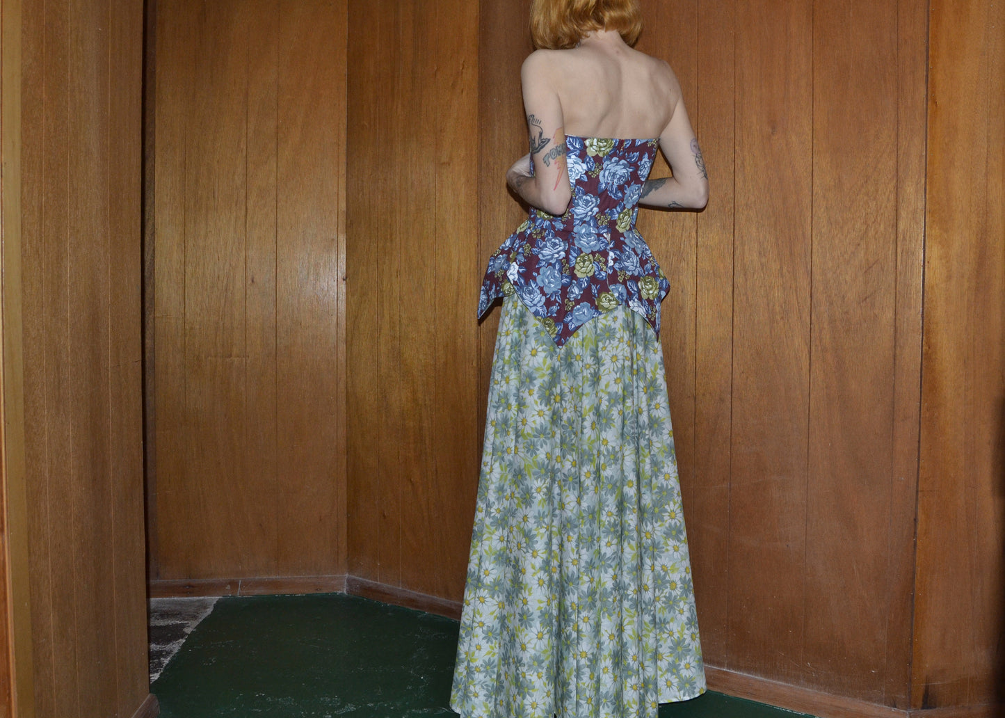 cotton voile tulip gown L