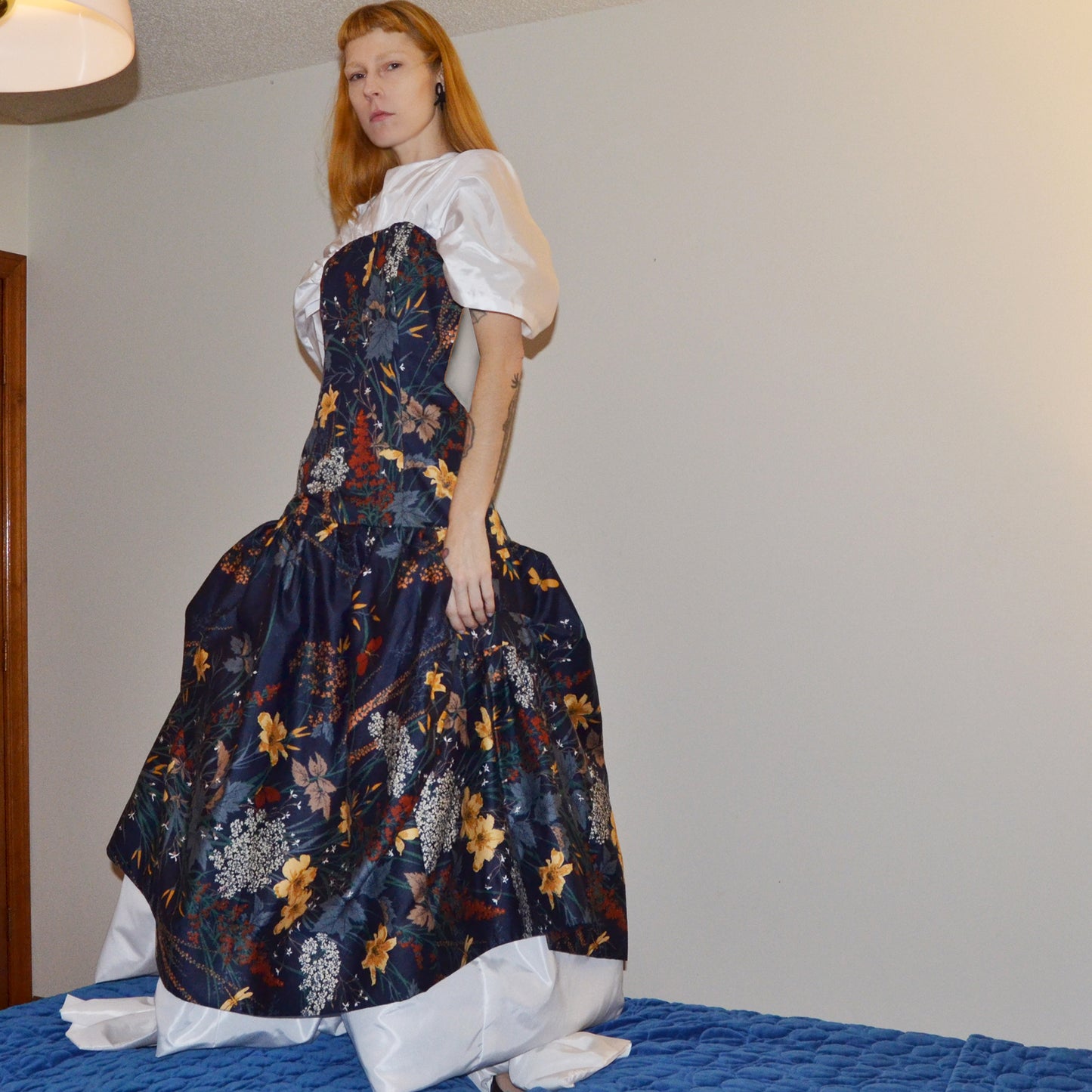 farm girl prom dress S