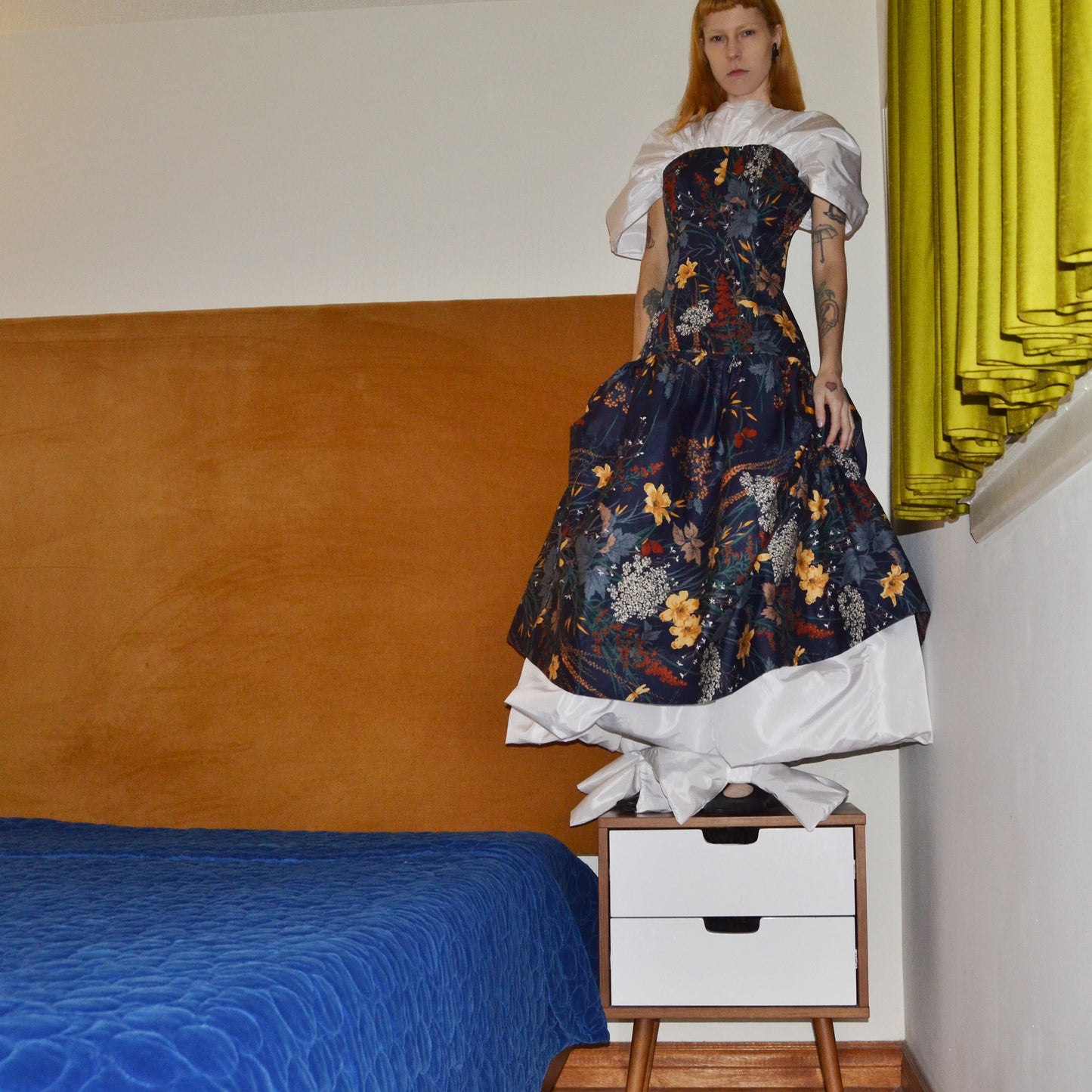 farm girl prom dress S