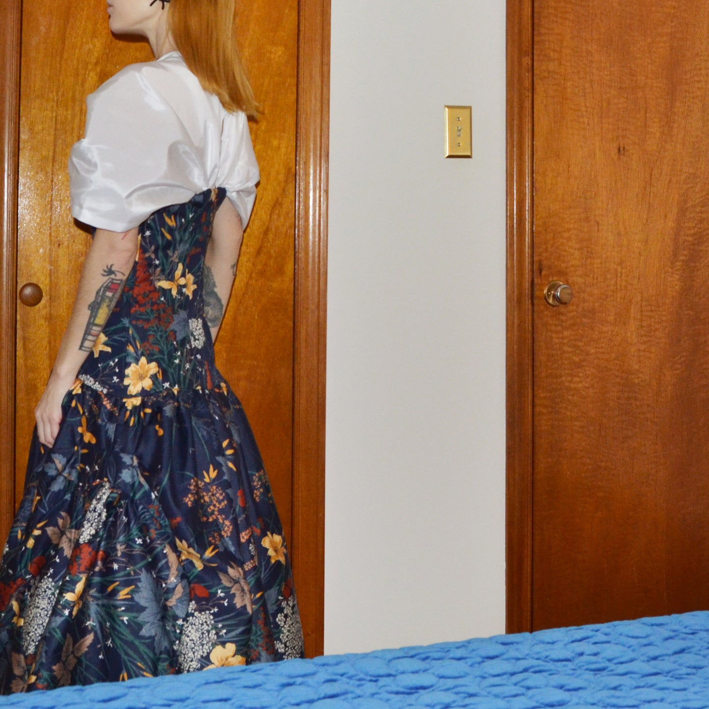 farm girl prom dress S