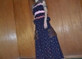 gathered polka dot skirt + top set S